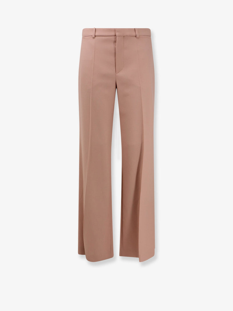 Chloe Chloe Cotton Trousers Pink Women - World Class Fashion