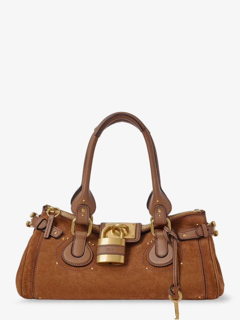 Chloe Chloe Paddington Suede Shoulder Bag Brown - World Class Fashion