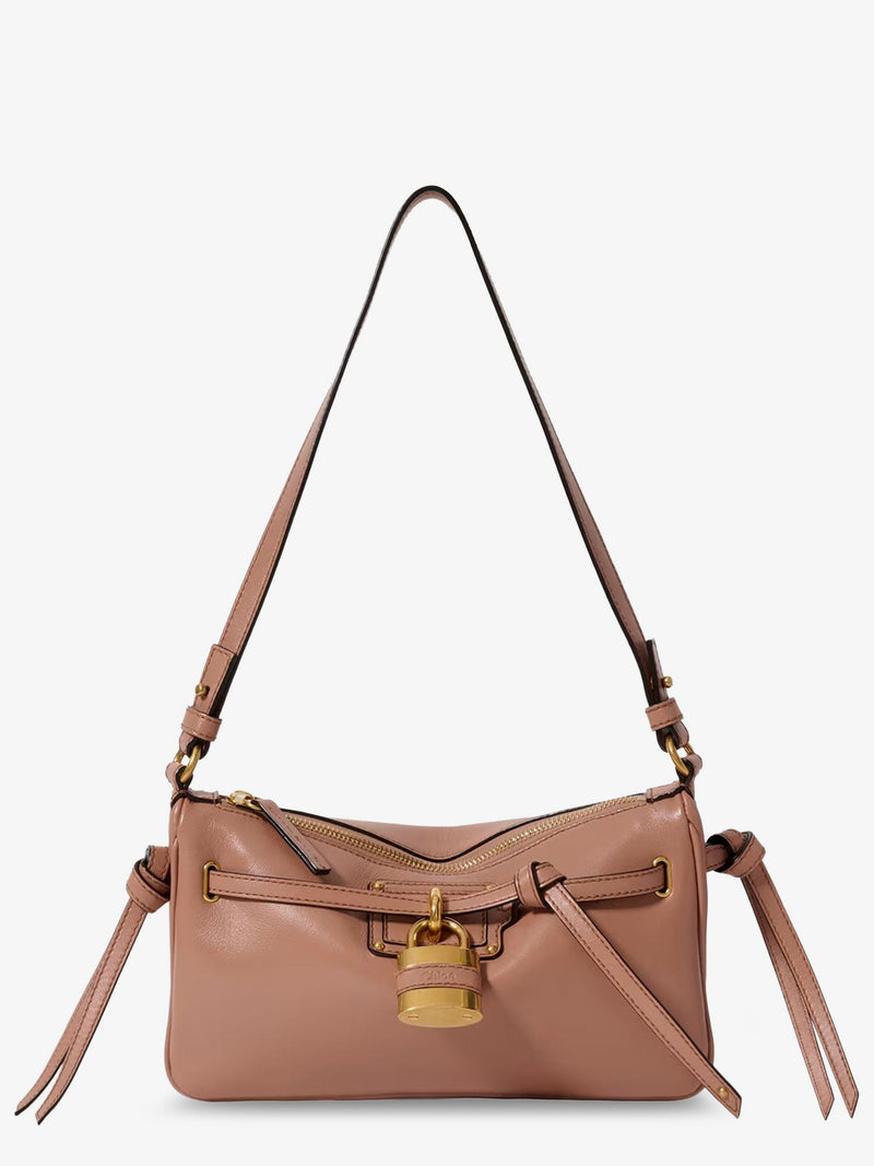 Chloe Chloe Paddington Sling Leather Shoulder Bag Beige - World Class Fashion