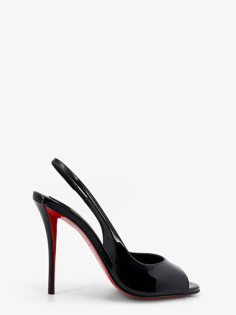 Christian Louboutin Christian Louboutin Sofia Z Patent Leather Sandals Black - World Class Fashion