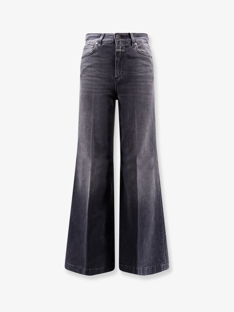 Closed Closed Wide-Fit Glow-Up Jeans Grey - World Class Fashion