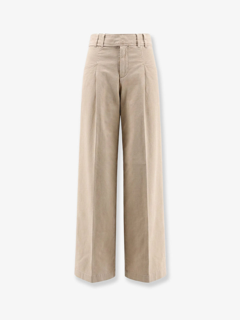 Closed Closed Wes Stretch Biologic Cotton Trousers Beige - World Class Fashion