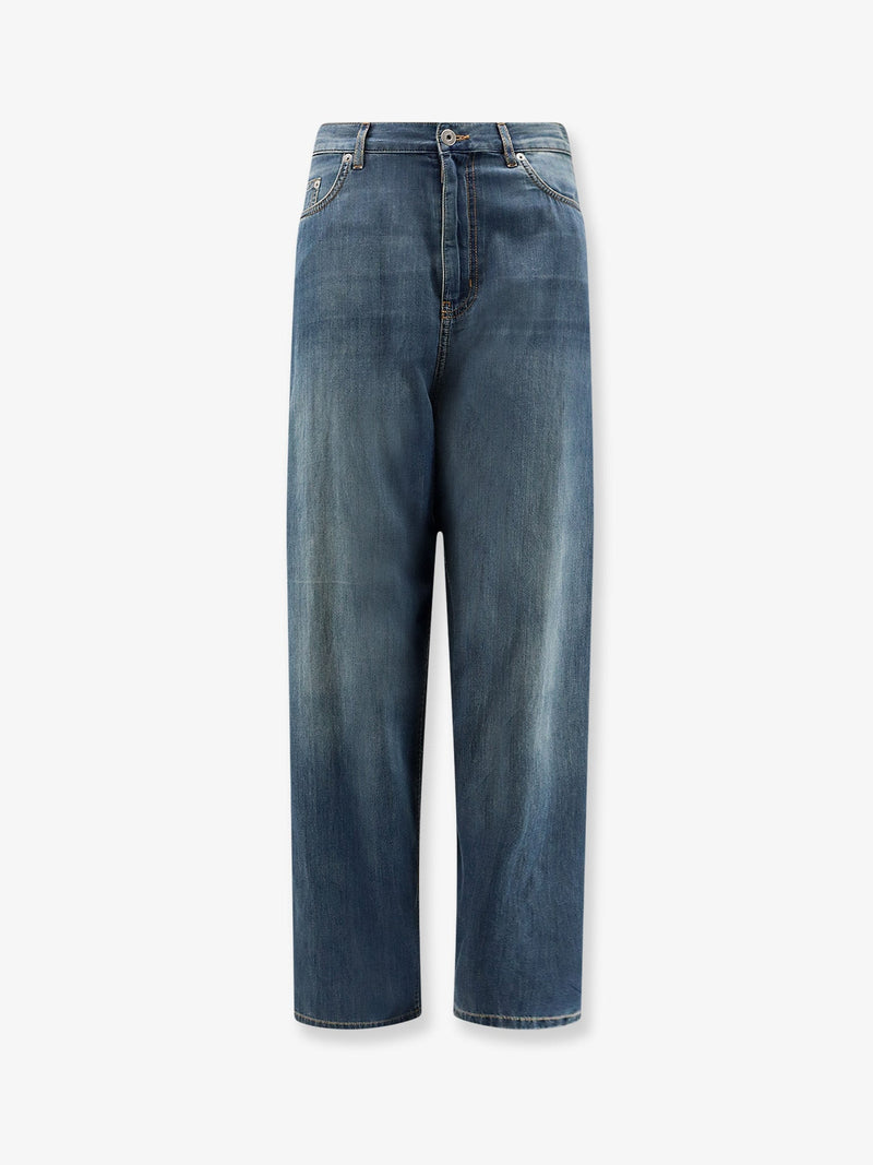 Dior Dior Light Denim Jeans With Vintage Effect - World Class Fashion