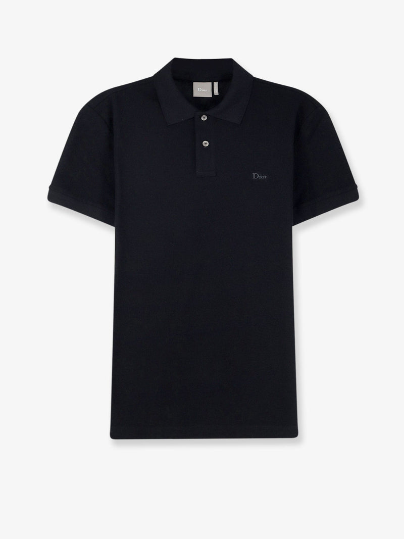 Dior Dior Cotton Polo Shirt Nero Men - World Class Fashion