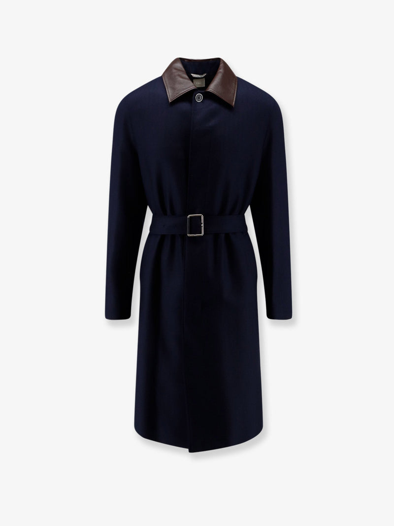 Dior Dior Dior Icons Cashmere Coat Blue Men - World Class Fashion