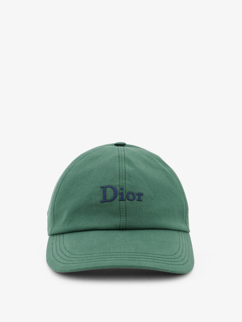 Dior Dior Cotton Baseball Hat Green - World Class Fashion