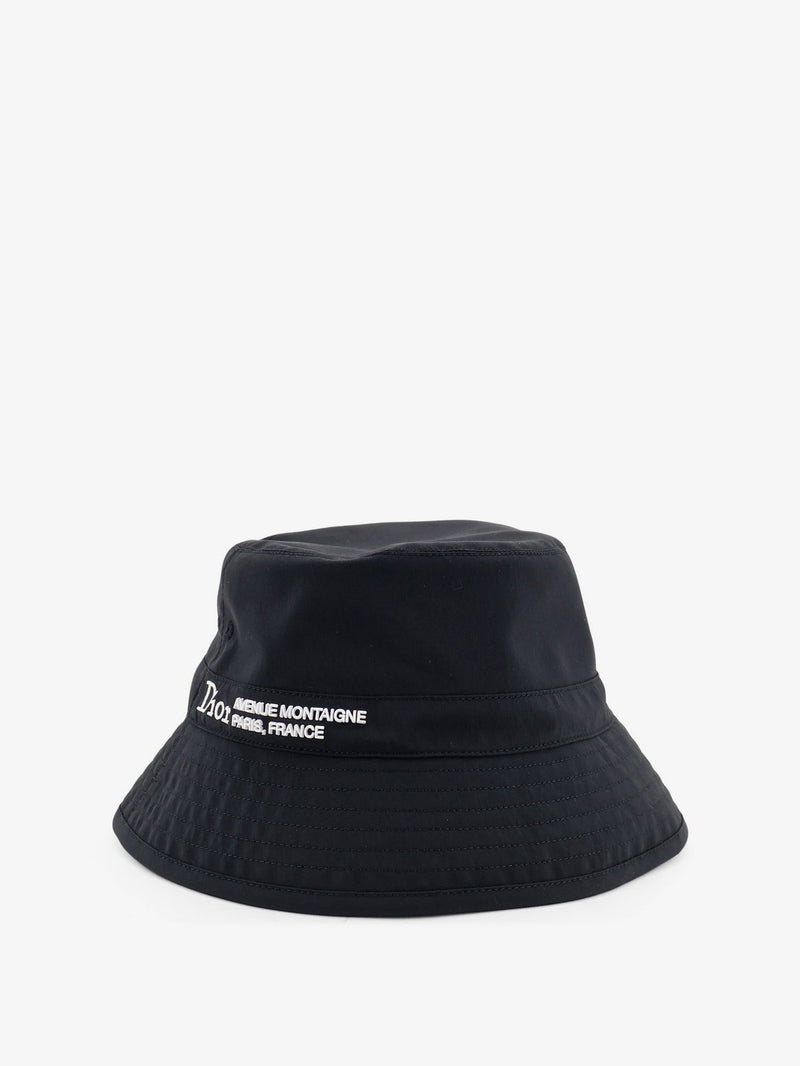 Dior Dior Montaigne Cloche Hat Technical Fabric Black - World Class Fashion