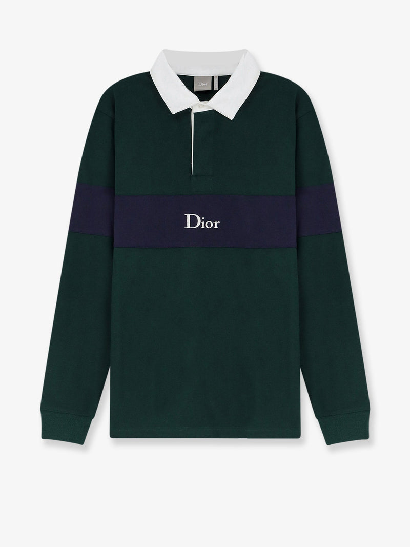 Dior Dior Cotton Polo Rugby With Dior Embroidery - World Class Fashion