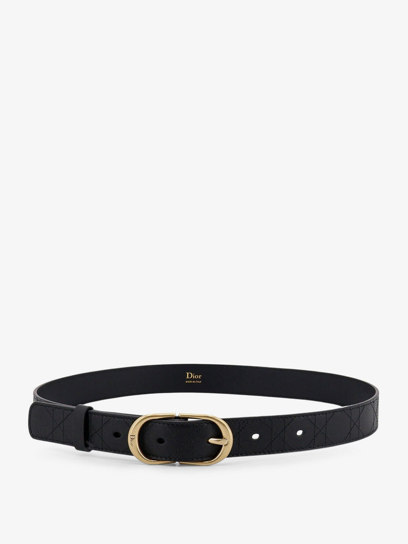 Dior Dior Classy Leather Belt Black Women - World Class Fashion