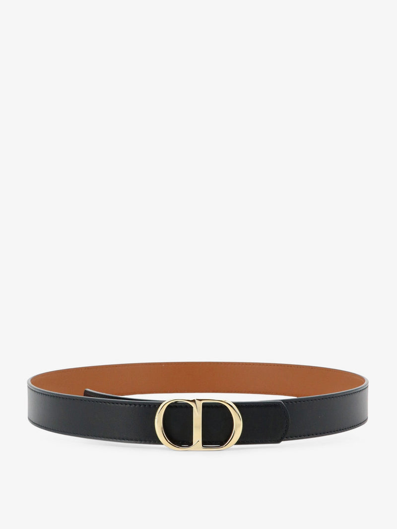Dior Dior CD Icon Leather Belt Black - World Class Fashion