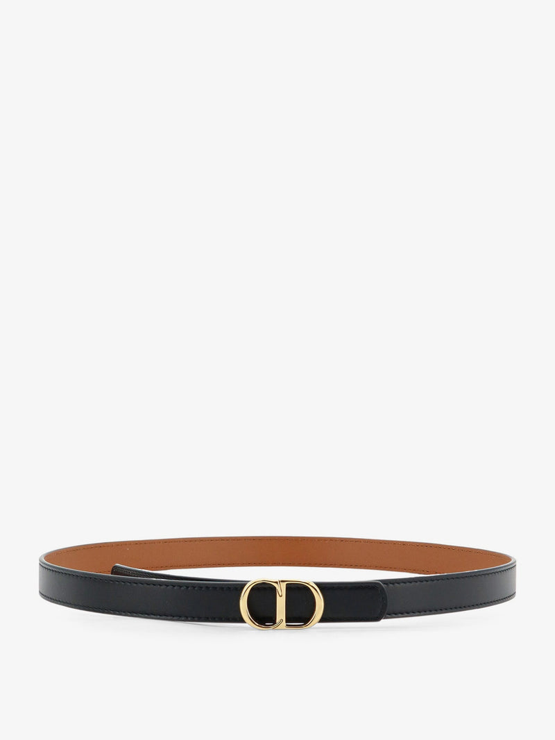 Dior Dior CD Icon Leather Belt Black - World Class Fashion