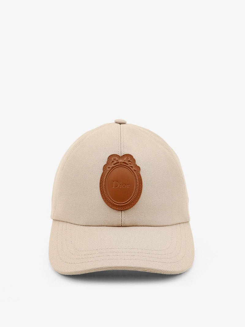 Dior Dior Canvas Baseball Hat Beige Women - World Class Fashion