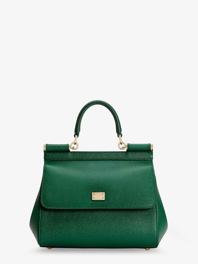 Dolce & Gabbana Dolce & Gabbana Sicily Leather Crossbody Bag Green - World Class Fashion
