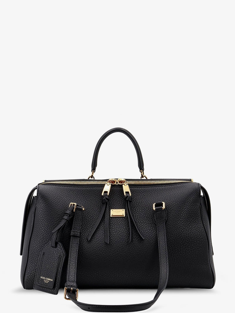 Dolce & Gabbana Dolce & Gabbana Vittoria Leather Handbag Black - World Class Fashion