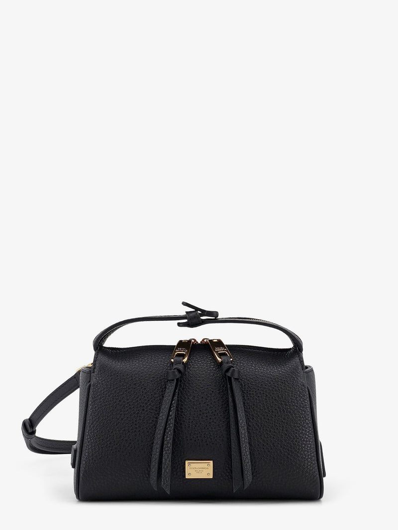 Dolce & Gabbana Dolce & Gabbana Vittoria Leather Handbag Black - World Class Fashion
