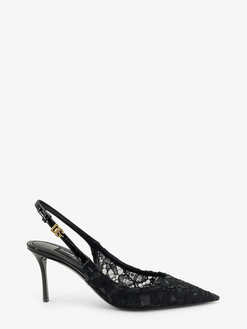 Dolce & Gabbana Dolce & Gabbana Lace Décolleté Black Women - World Class Fashion