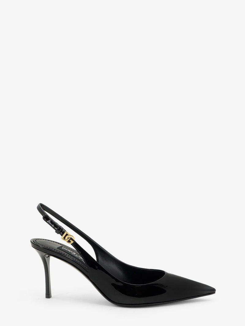 Dolce & Gabbana Dolce & Gabbana Patent Leather Pumps Black - World Class Fashion
