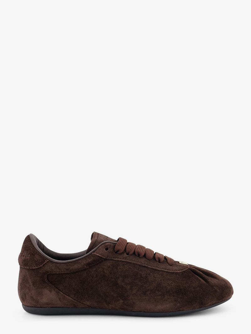 Dolce & Gabbana Dolce & Gabbana Soft Ballet Split-Suede Sneakers Brown - World Class Fashion