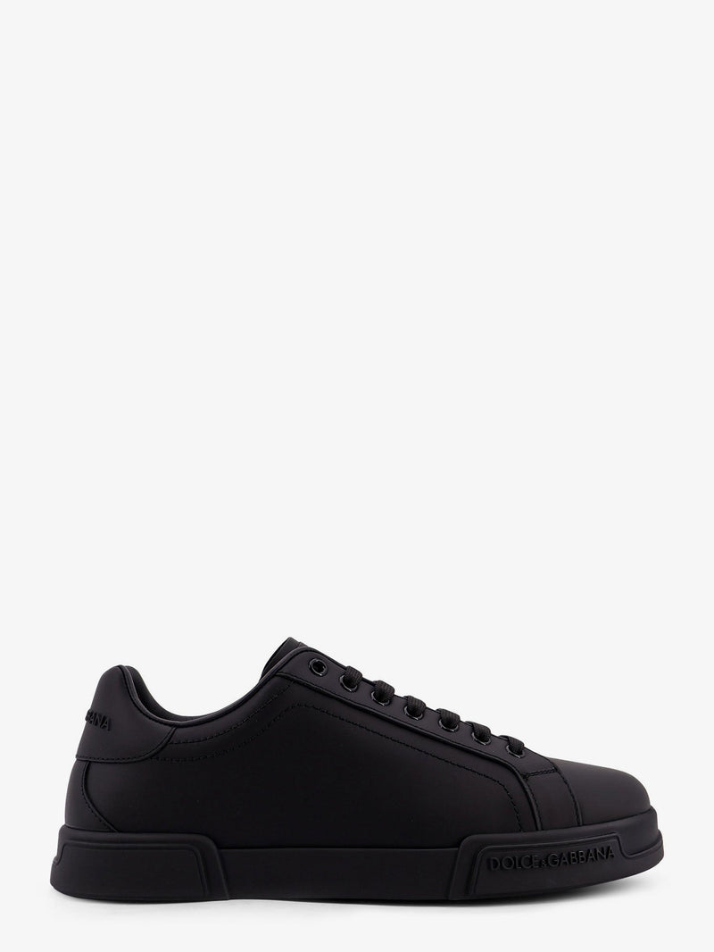 Dolce & Gabbana Dolce & Gabbana Portofino Leather Sneakers - World Class Fashion