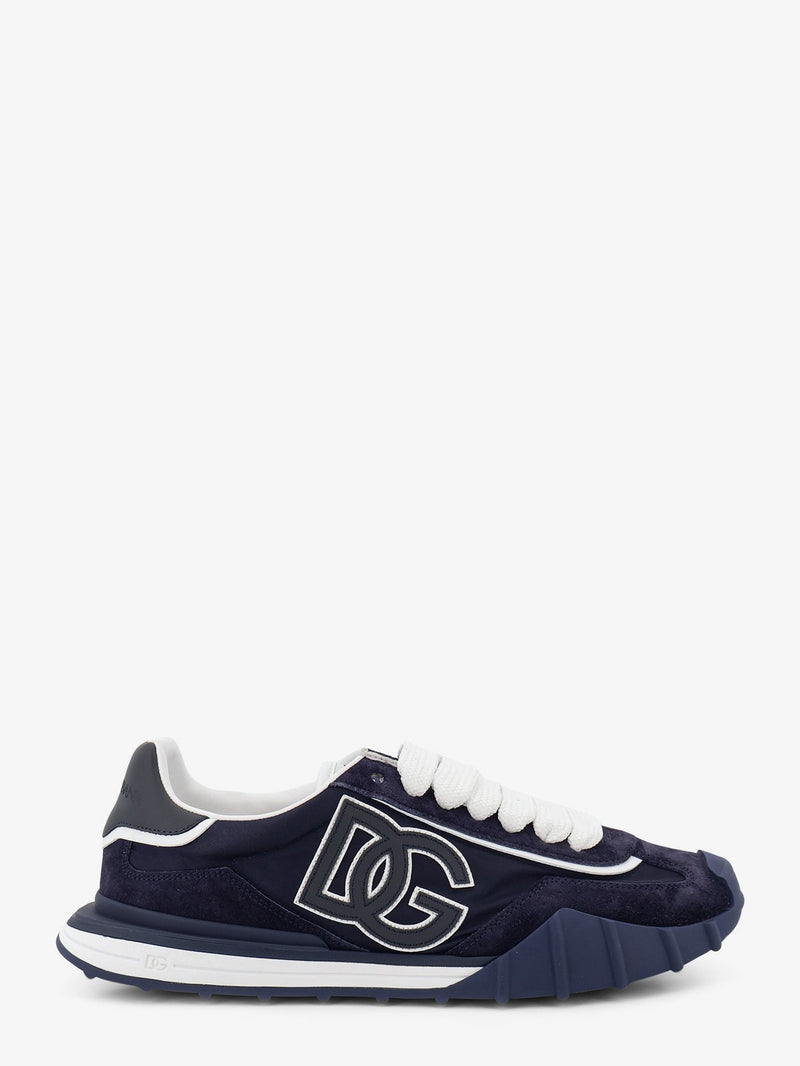 Dolce & Gabbana Dolce & Gabbana Ny Nylon And Suede Sneakers Blue - World Class Fashion