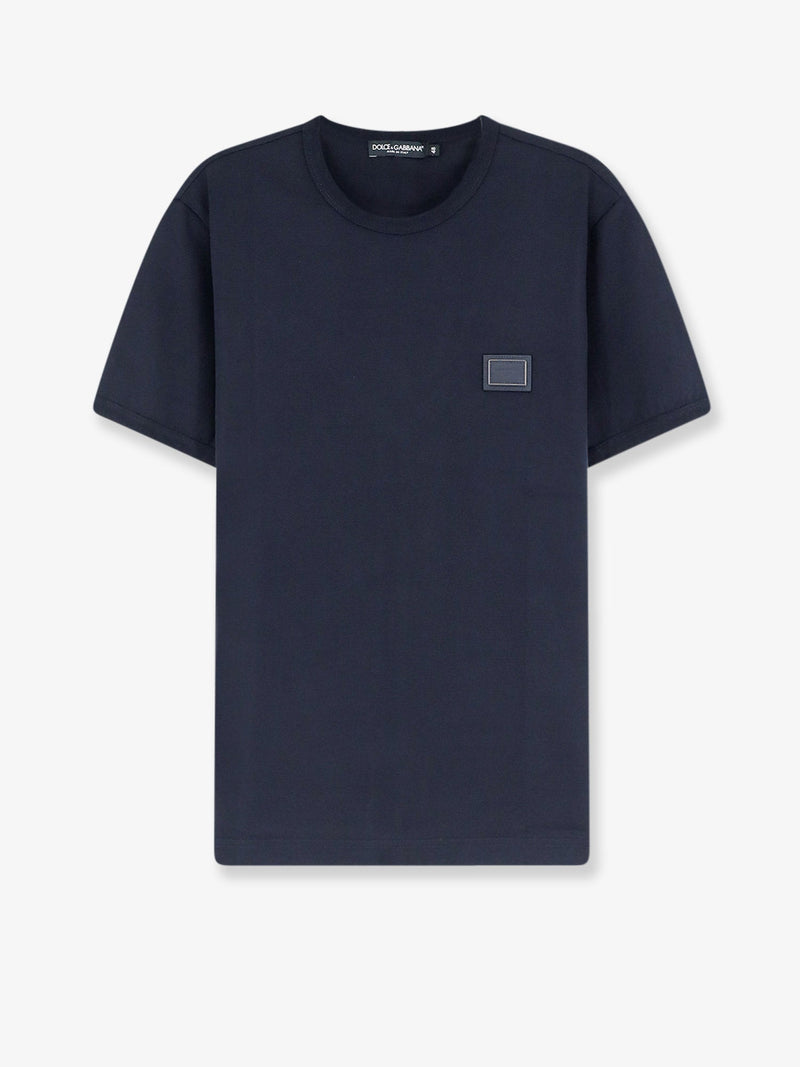 Dolce & Gabbana Dolce & Gabbana Cotton T-Shirt Blue Men - World Class Fashion