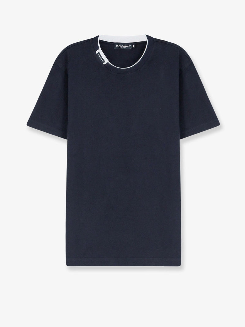 Dolce & Gabbana Dolce & Gabbana Cotton T-Shirt Blue Men - World Class Fashion
