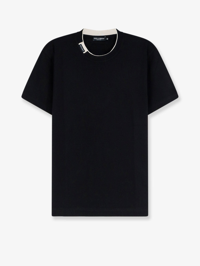 Dolce & Gabbana Dolce & Gabbana Cotton T-Shirt Black Men - World Class Fashion