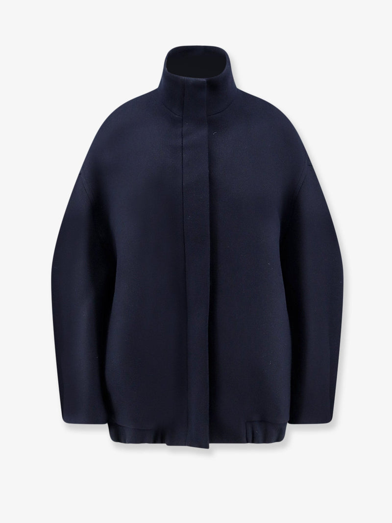 Dries Van Noten Dries Van Noten Voles Wool Blend Jacket Blue - World Class Fashion