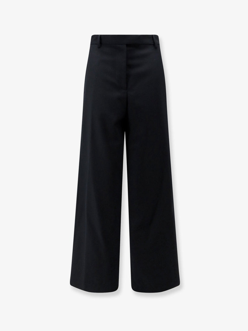 Dries Van Noten Dries Van Noten Penn Wool Trousers Black - World Class Fashion