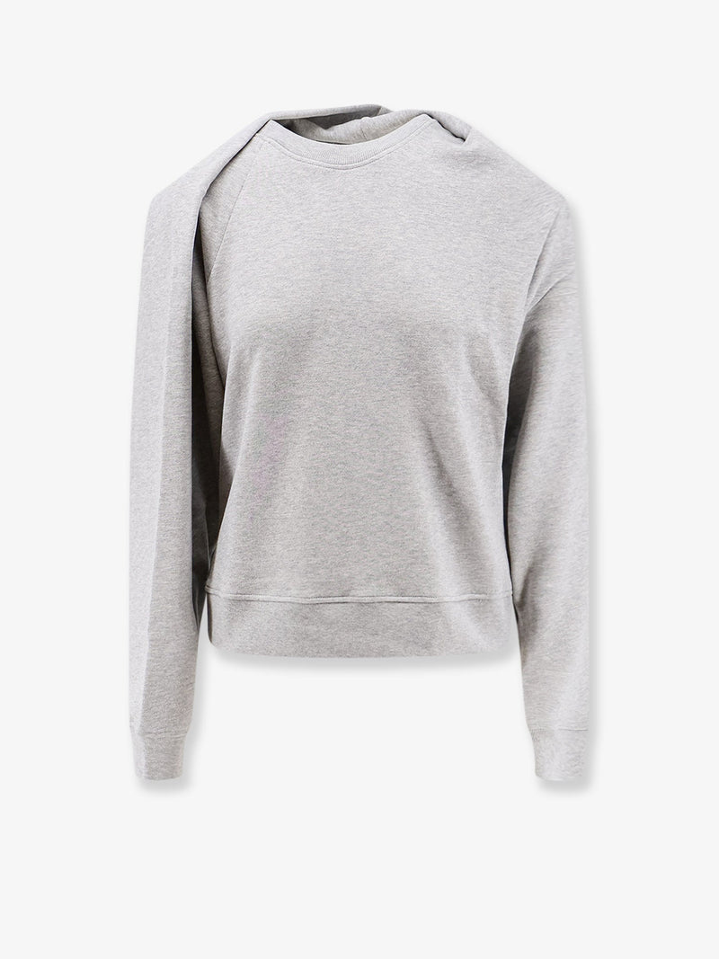 Dries Van Noten Dries Van Noten Cotton Sweatshirt Grey Women - World Class Fashion