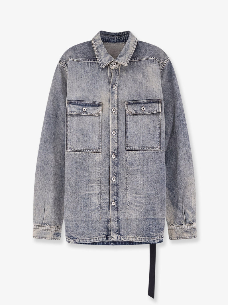 DRKSHDW DRKSHDW Cotton Shirt Blue Men - World Class Fashion