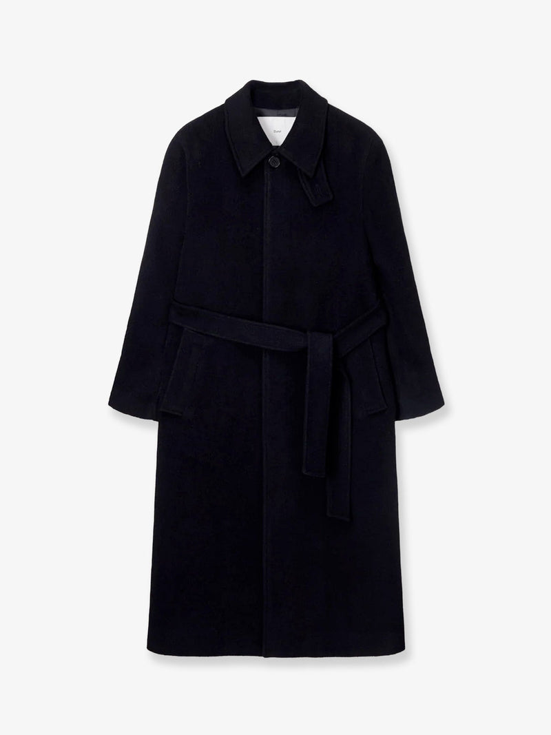 Dunst Dunst Wool and Cashmere Blend Coat Black Men - World Class Fashion