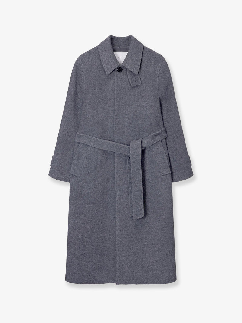 Dunst Dunst Wool And Cashmere Blend Coat Grey - World Class Fashion