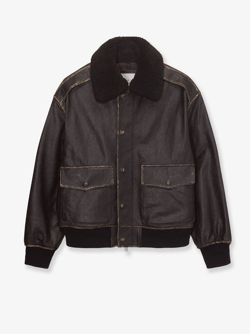 Dunst Dunst Unisex Leather Jacket Brushed Black - World Class Fashion