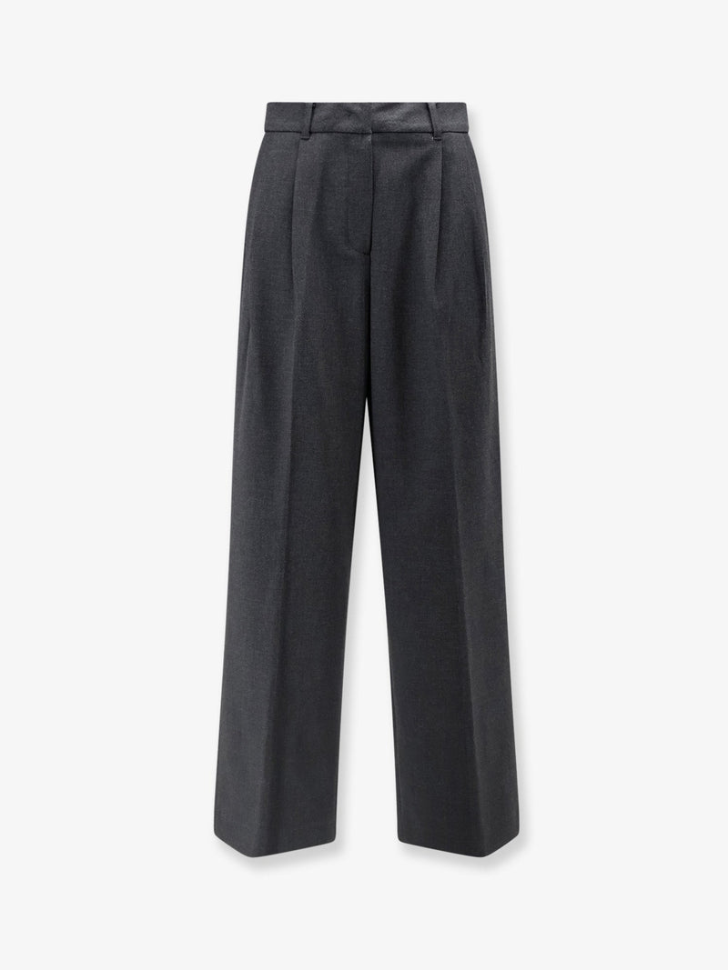 Dunst Dunst Double Pleated Trousers Grey Women - World Class Fashion