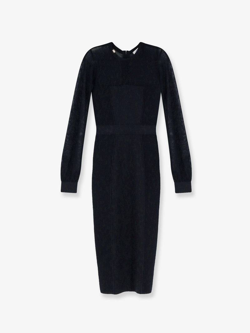 Elisabetta Franchi Elisabetta Franchi Knitted Dress Black - World Class Fashion