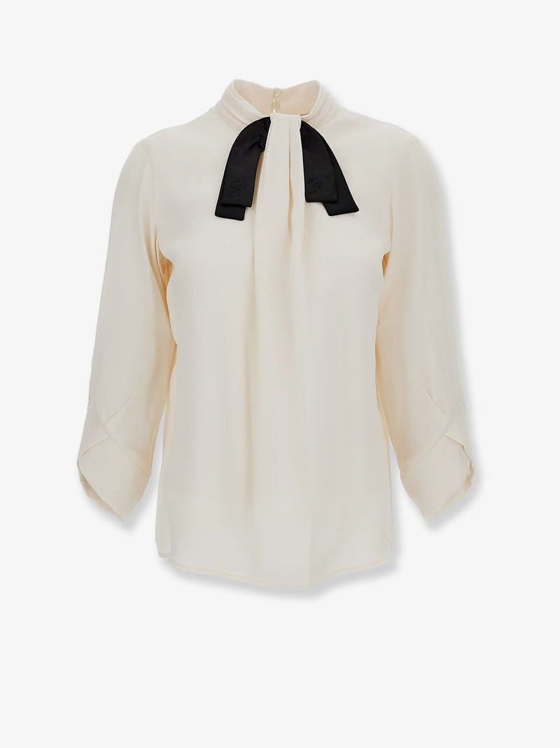 Elisabetta Franchi Elisabetta Franchi Viscose Shirt With Contrasting Detail - World Class Fashion