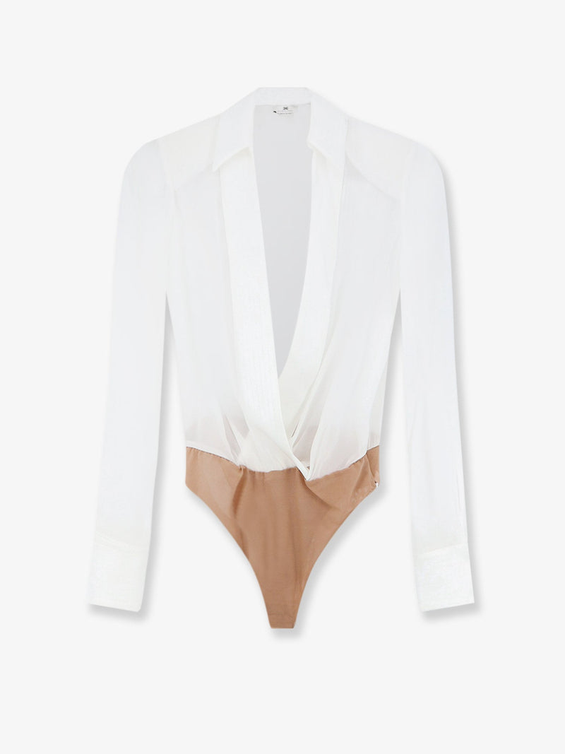 Elisabetta Franchi Elisabetta Franchi Viscose Body Shirt White - World Class Fashion