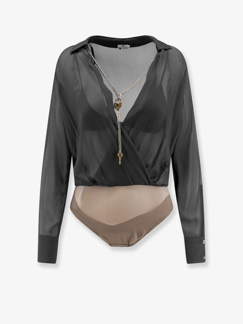 Elisabetta Franchi Elisabetta Franchi Viscose Body Shirt - World Class Fashion