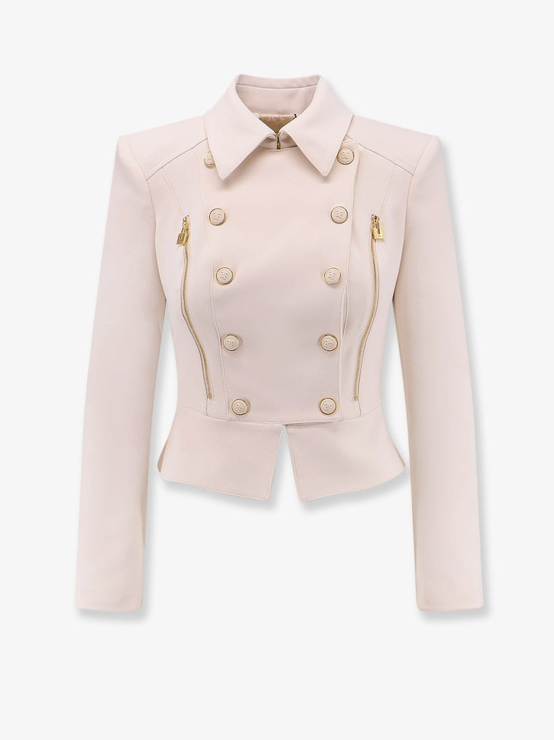 Elisabetta Franchi Elisabetta Franchi Cropped Blazer White Women - World Class Fashion