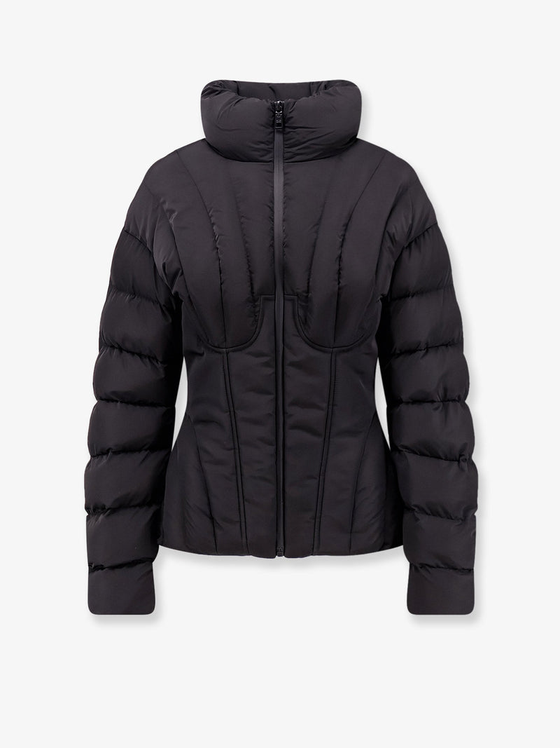 Elisabetta Franchi Elisabetta Franchi Bustier Quilted Down Jacket Black - World Class Fashion