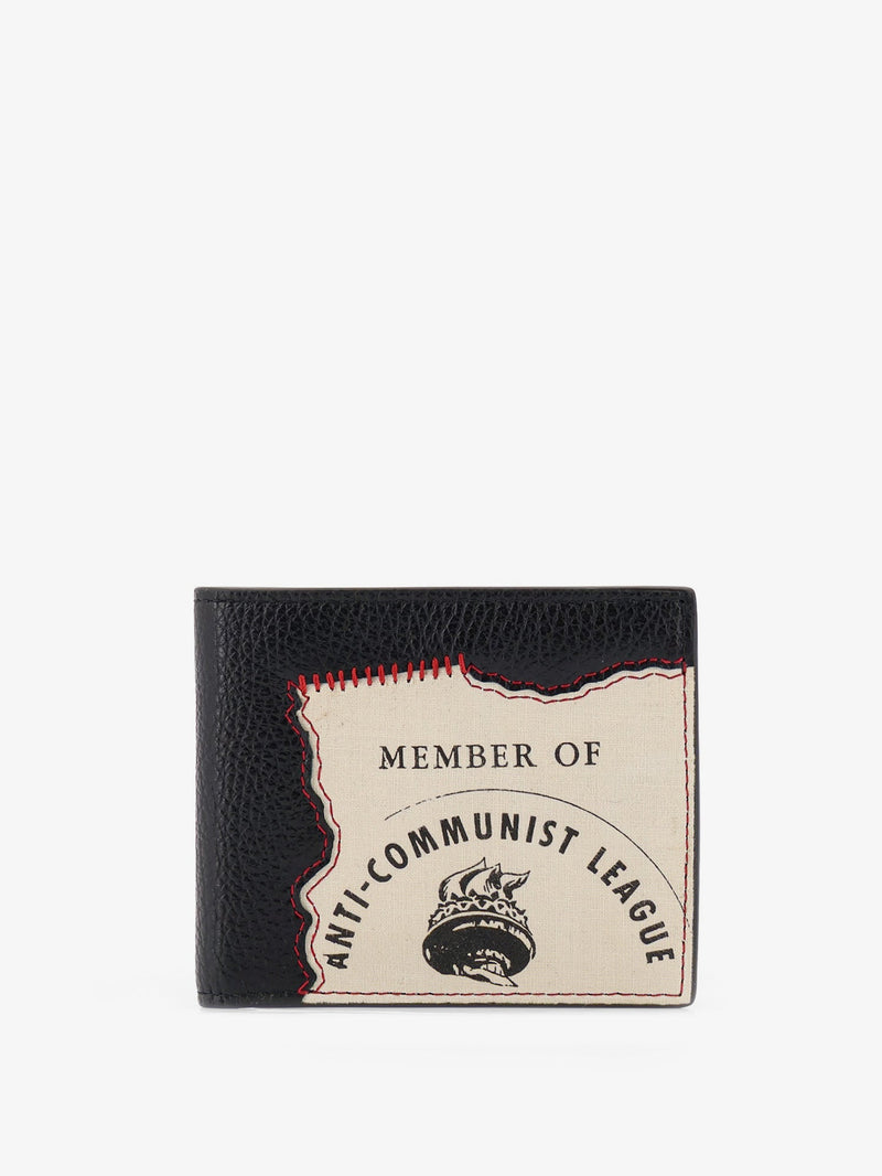 Enfants Riches Deprimes Enfants Riches Deprimes Anti Communist League Wallet Black - World Class Fashion