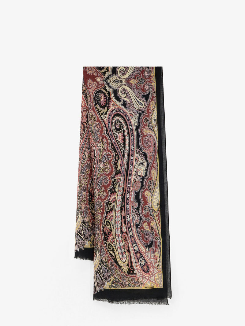 Etro Etro Cashmere Scarf Black Women - World Class Fashion