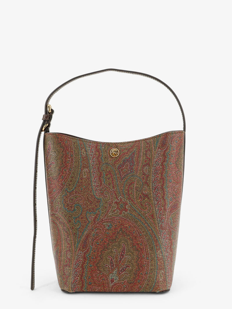 Etro Etro Essential Paisley Jacquard Handbag Brown - World Class Fashion