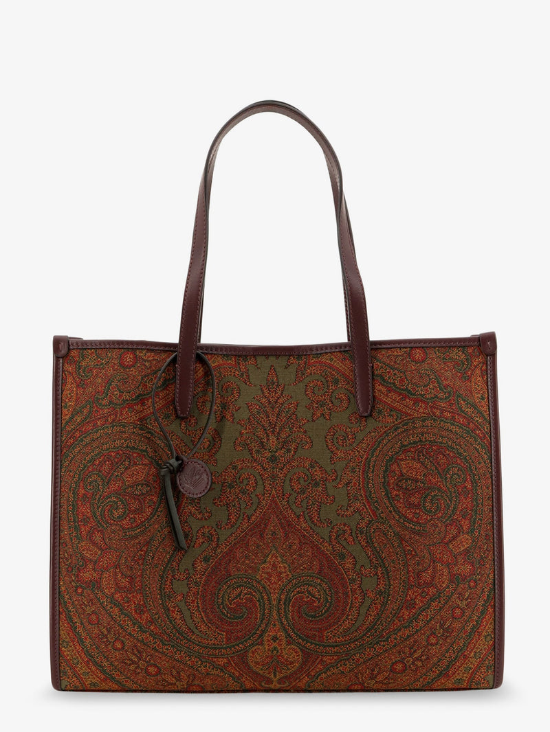 Etro Etro Love Trotter Paisley Jacquard Bag Brown - World Class Fashion