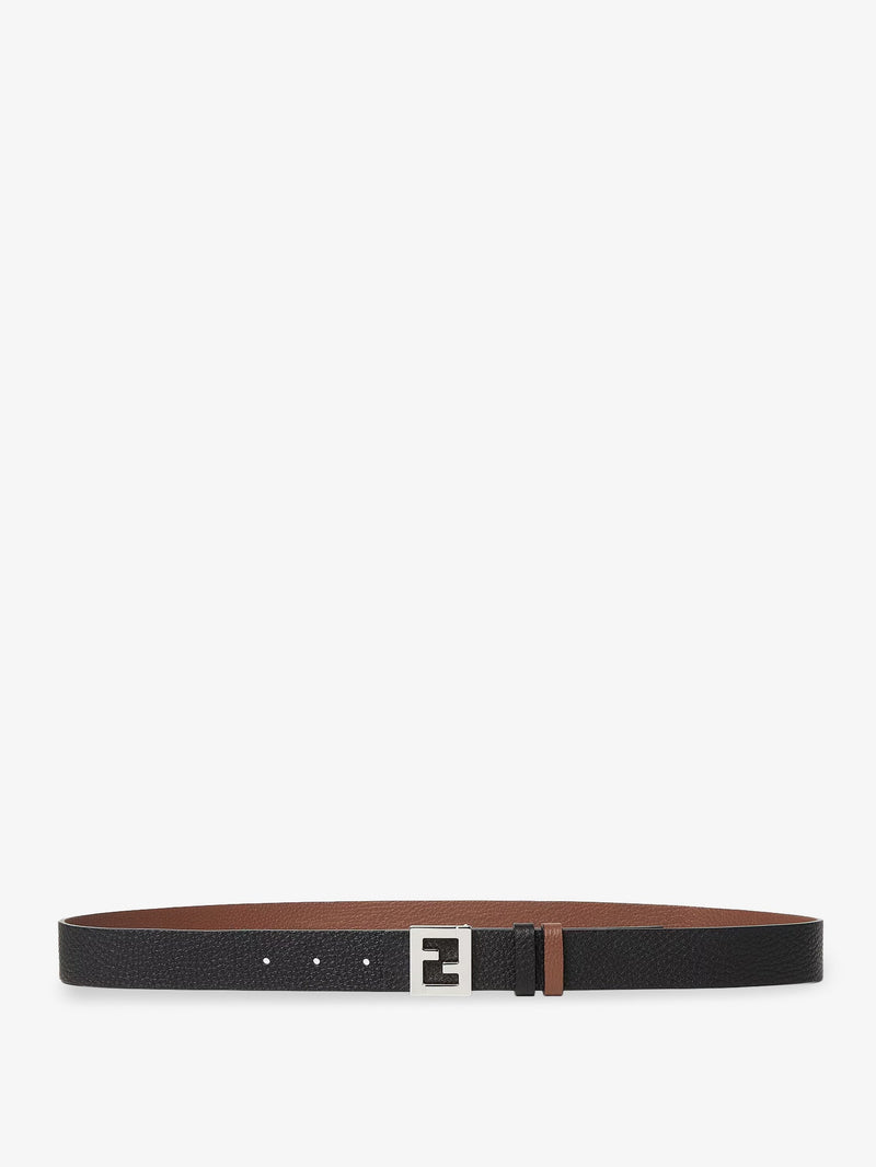 Fendi Fendi Reversible Leather Belt Black - World Class Fashion