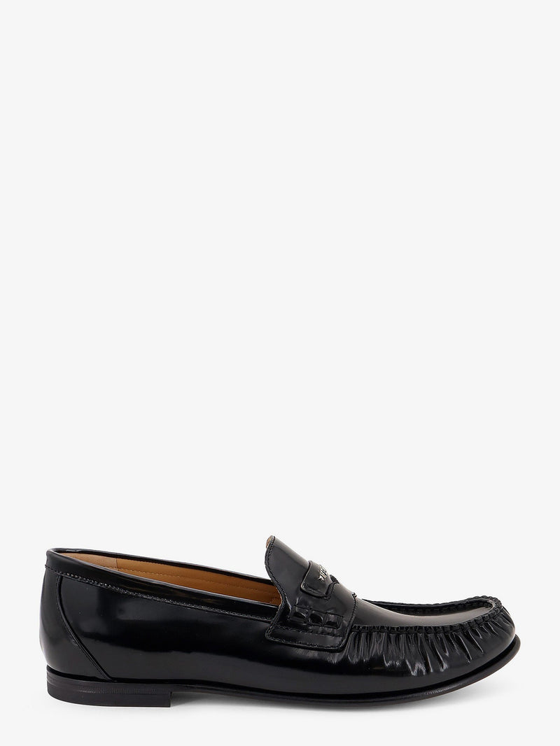 Fendi Fendi Leather Scrunch Loafers Black Men - World Class Fashion