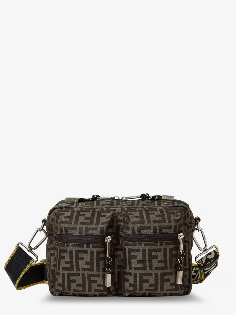 Fendi Fendi Camera Case Superlight FF Zucca Fabric Black Men - World Class Fashion