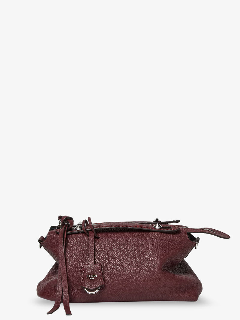 Fendi Fendi By The Way Medium Leather Crossbody Bag Purple - World Class Fashion