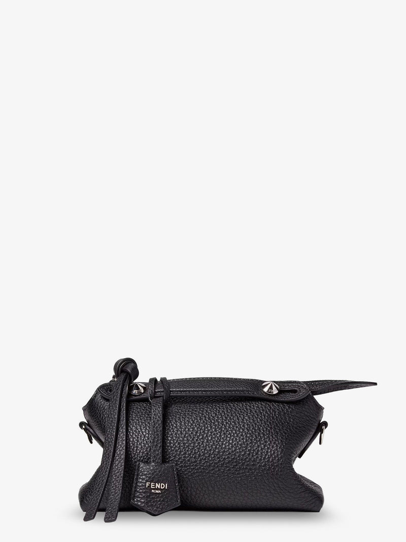Fendi Fendi Boston Leather Handbag Black - World Class Fashion